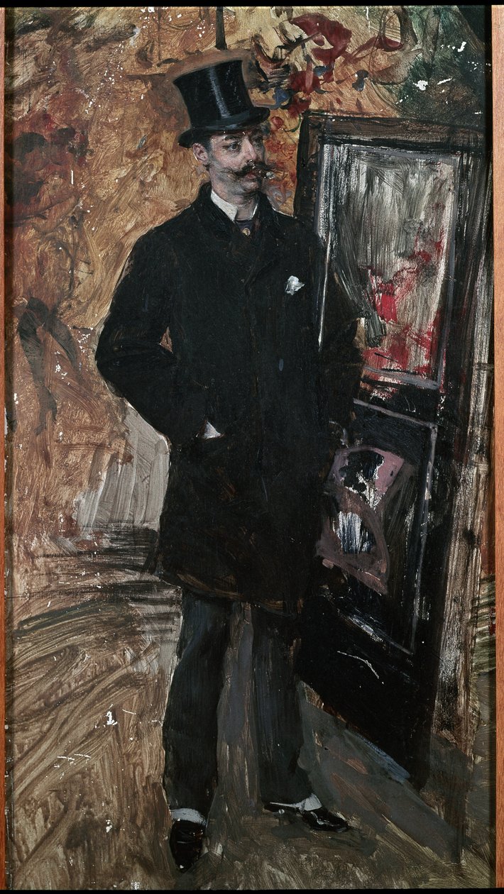 Porträt des Dichters Hanvin von Giovanni Boldini
