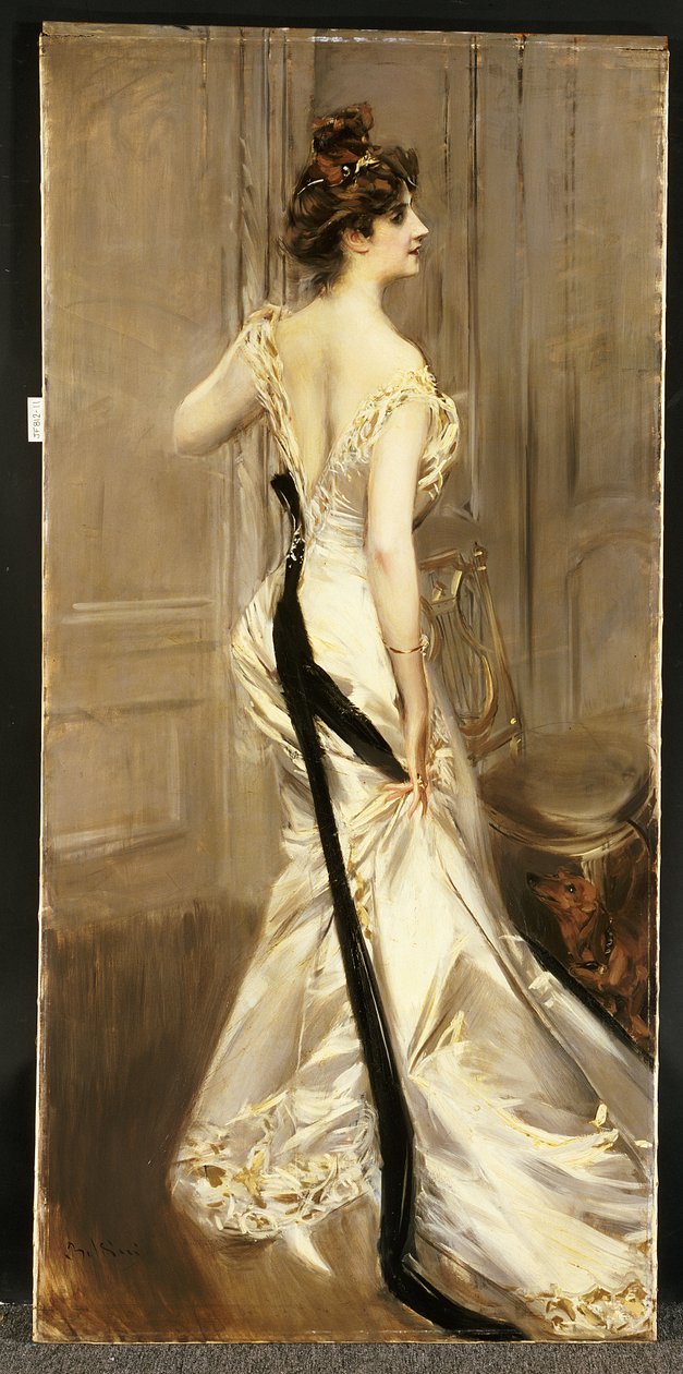 Der schwarze Schal, ca. 1905 von Giovanni Boldini