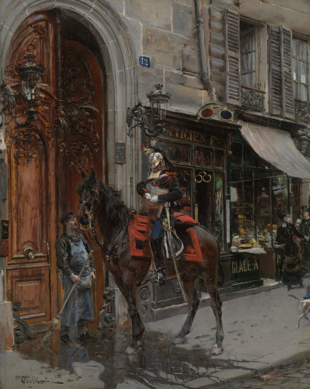 Der Bote von Giovanni Boldini