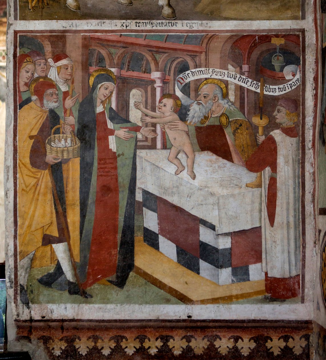 Darstellung Jesu im Tempel von Giovanni Canavesio