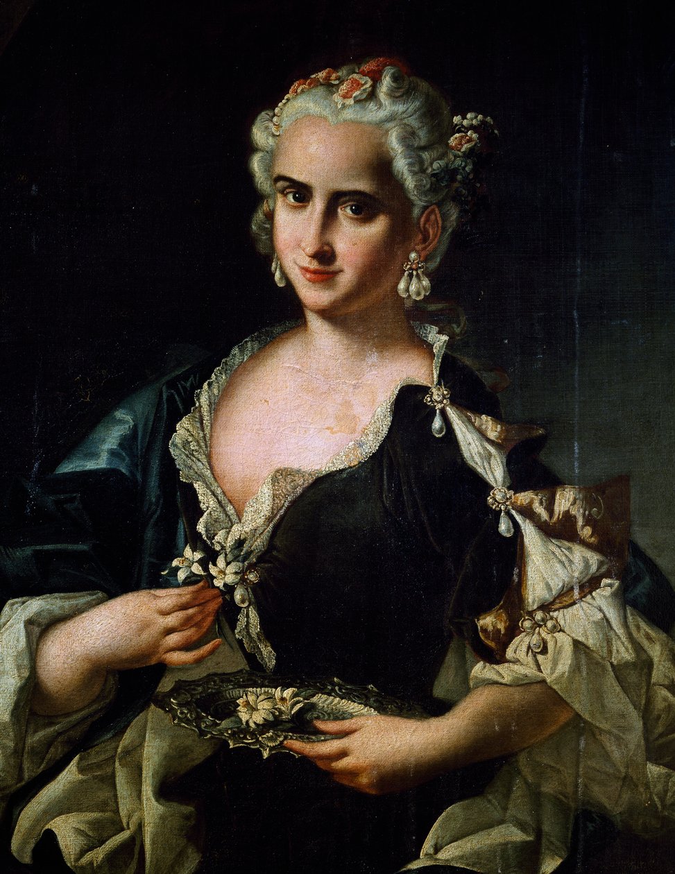 Porträt von Angela Maria Piccinini von Giovanni Domenico Lombardi