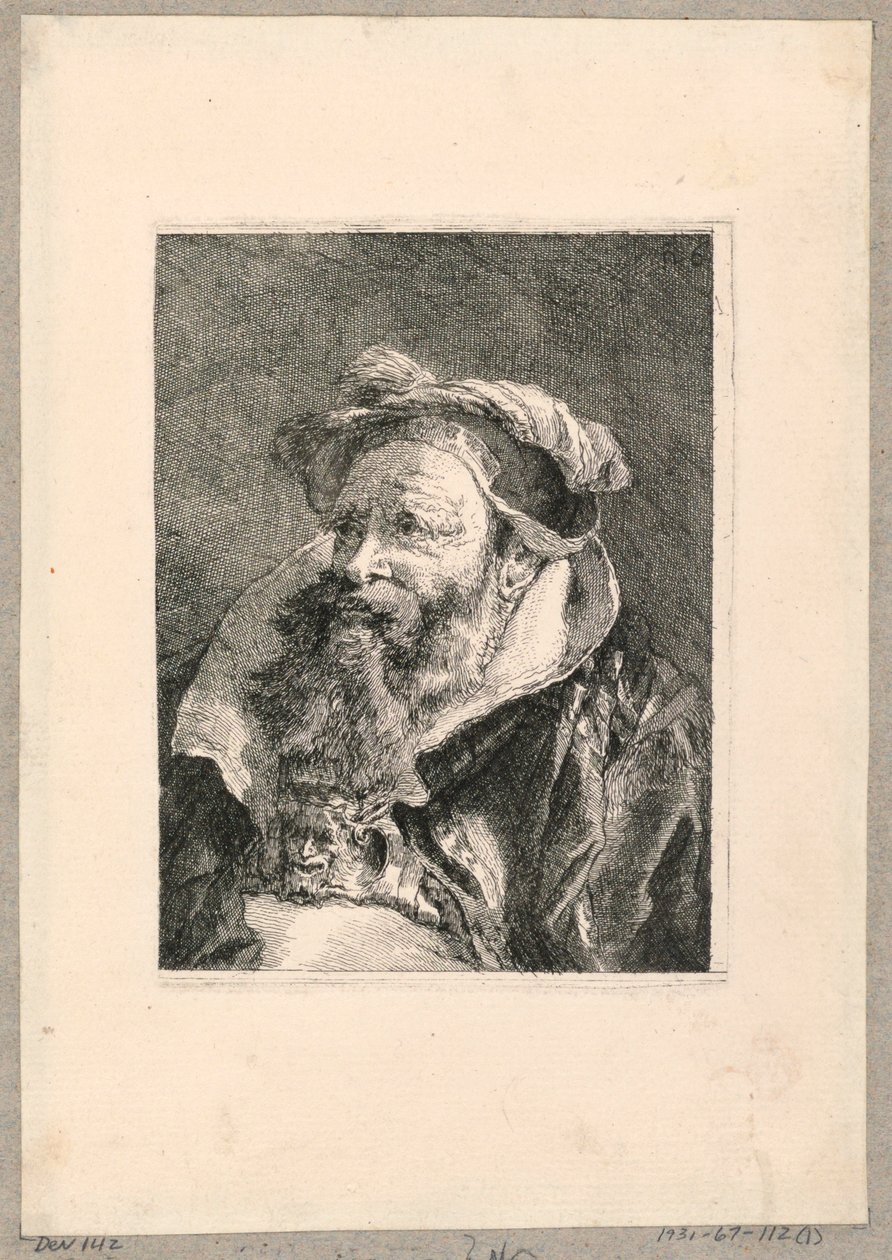 Raccolta di teste von Giovanni Domenico Tiepolo