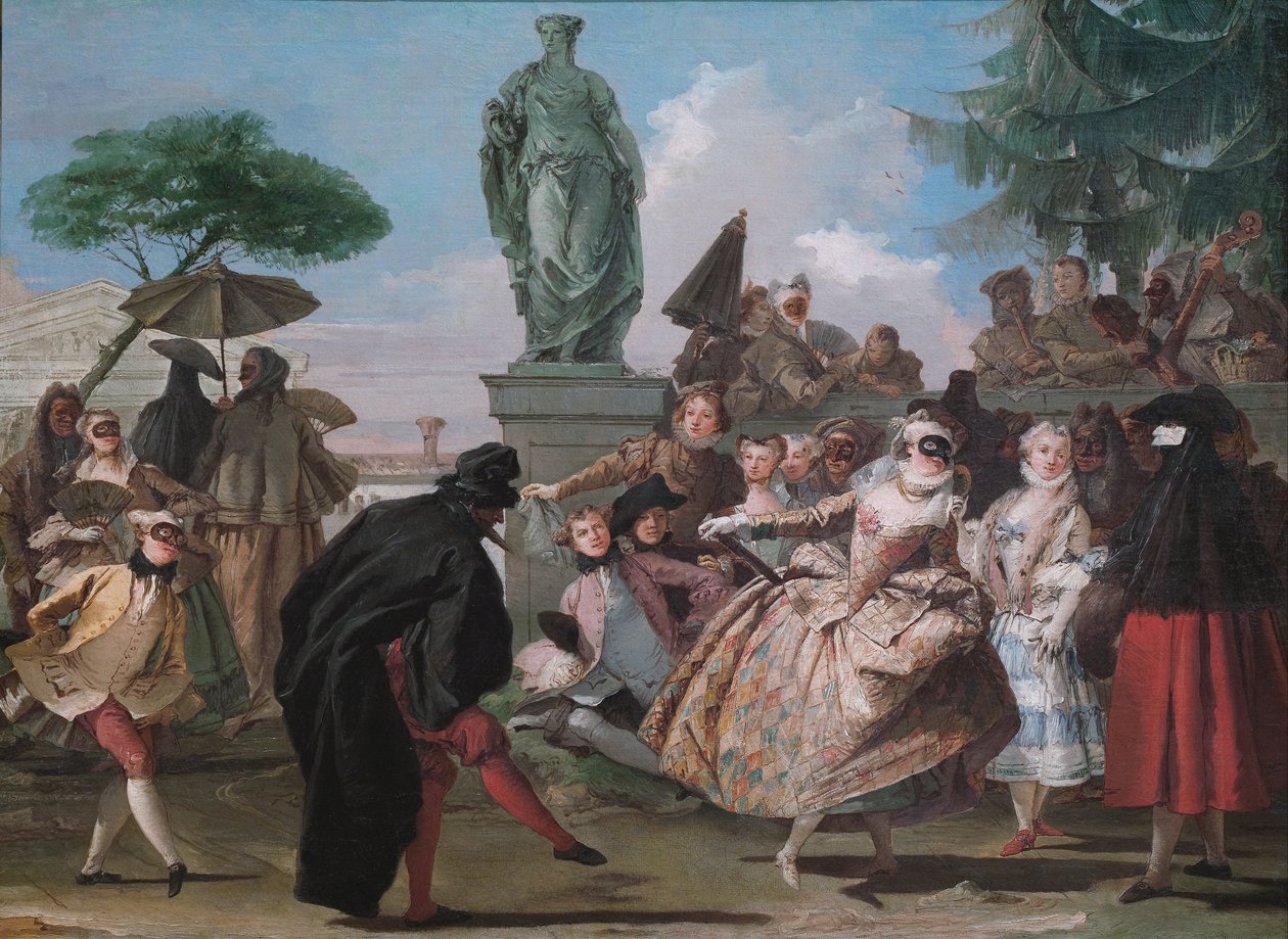 Das Menuett von Giovanni Domenico Tiepolo