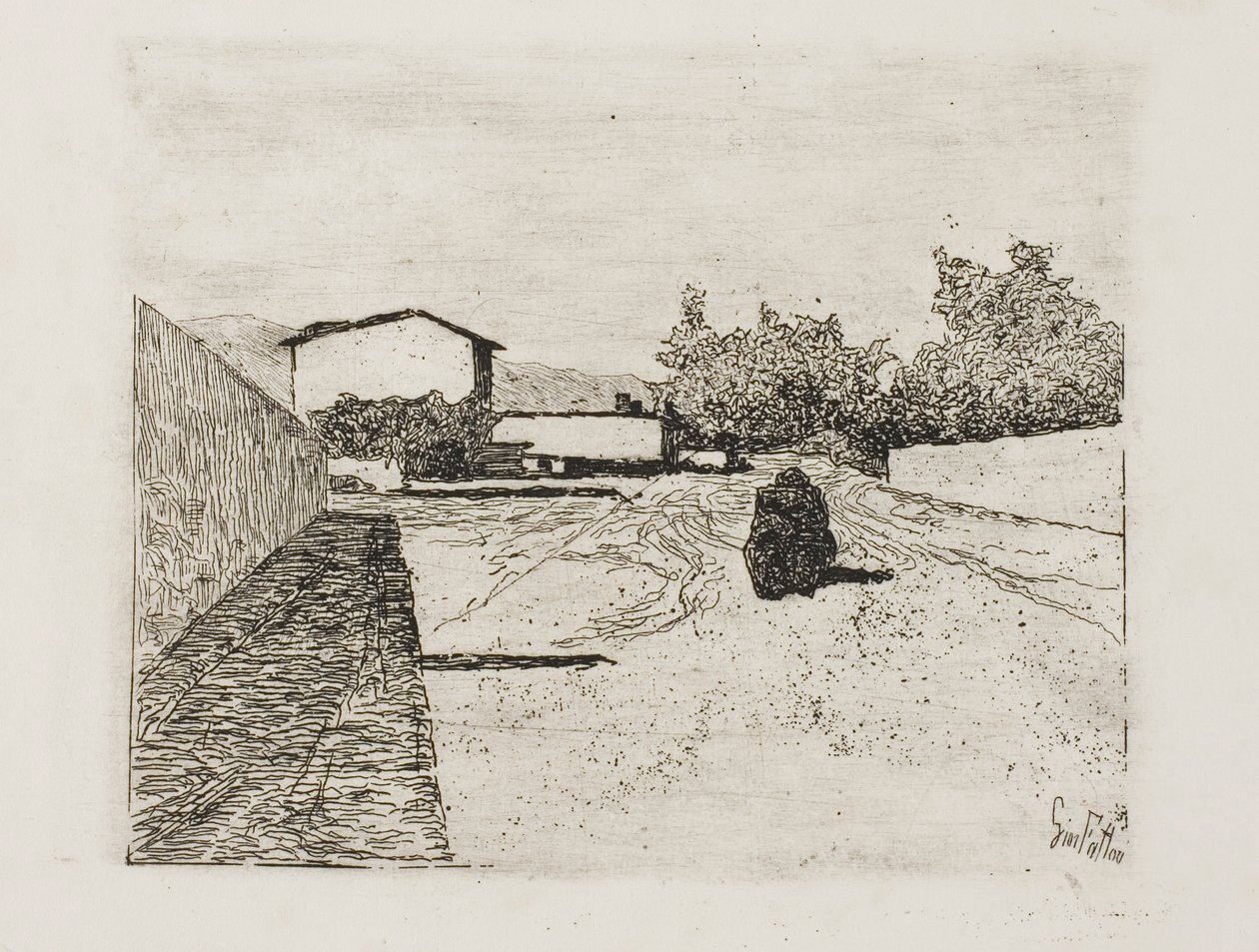 Eine Straße von Giovanni Fattori