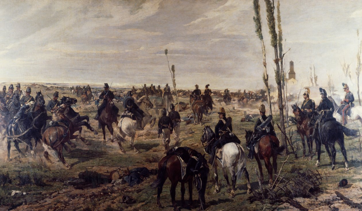 Angriff auf Madonna della Scoperta von Giovanni Fattori
