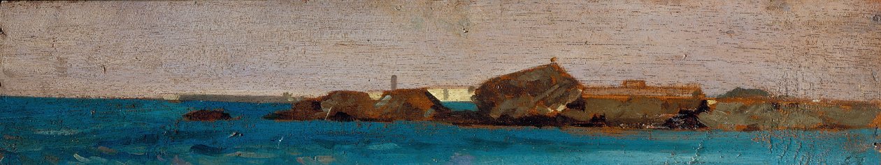 Blaues Meer, ca. 1865 von Giovanni Fattori