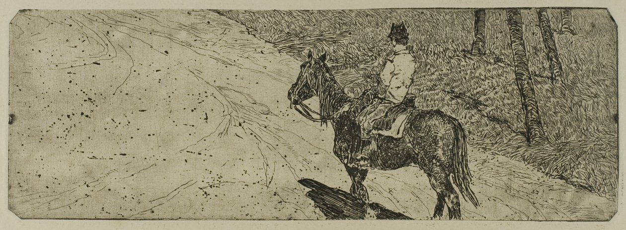 Kavalleriesoldat von Giovanni Fattori