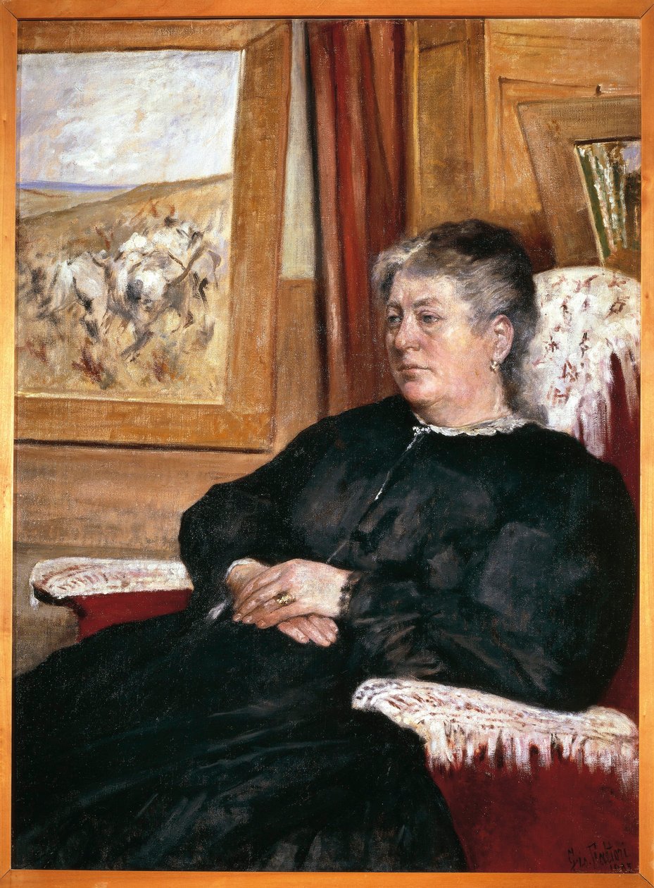 Italien, Livorno, Die dritte Frau von Giovanni Fattori