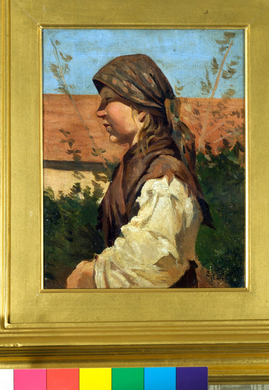 „La boscaiola“ von Giovanni Fattori