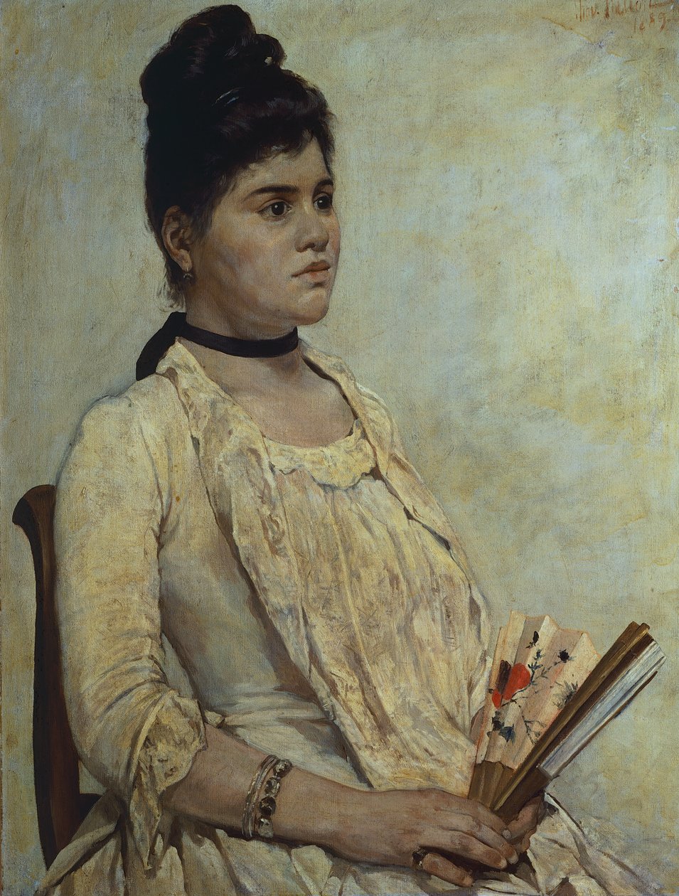 Porträt der Stieftochter Giulia Marinelli von Giovanni Fattori