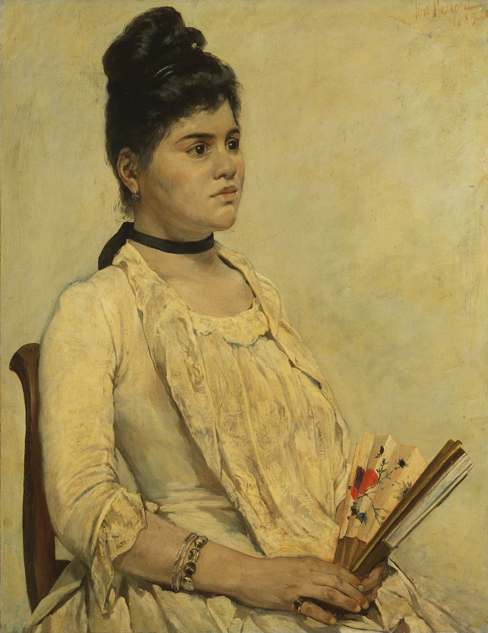 Porträt der Stieftochter von Giovanni Fattori