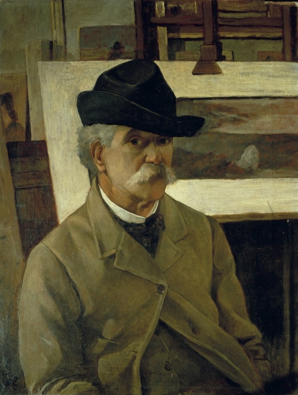 Selbstporträt von Giovanni Fattori