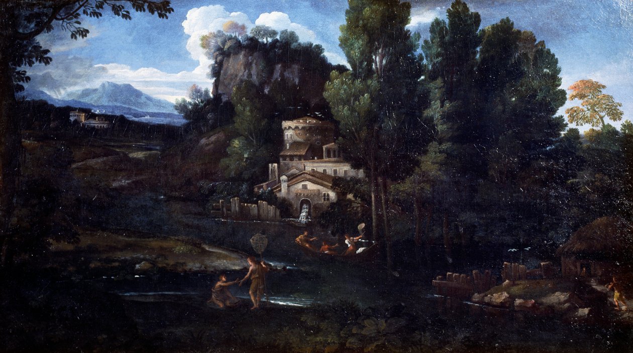 Dorf von Giovanni Francesco Grimaldi
