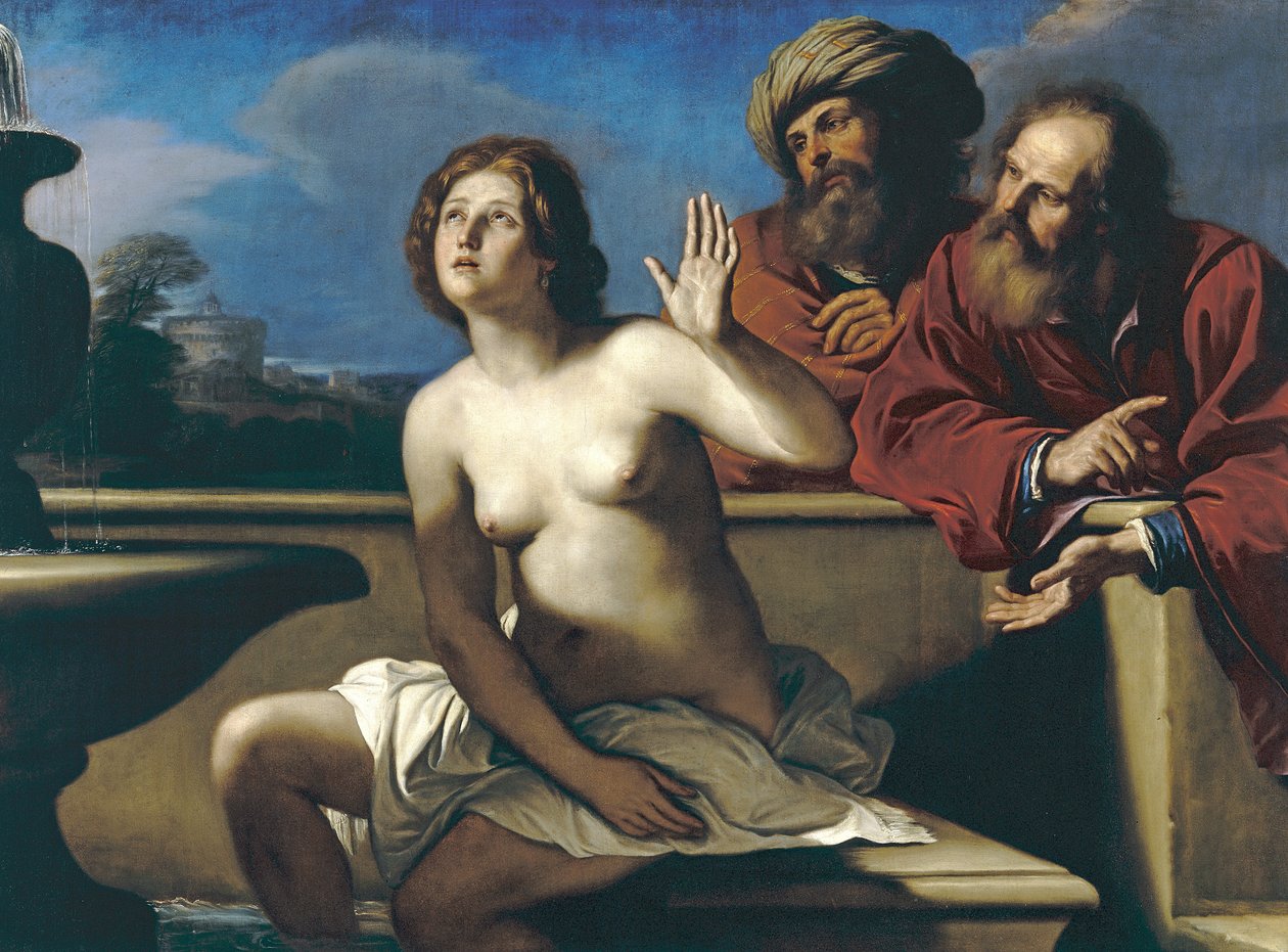 Susanna und die Ältesten von Giovanni Francesco Barbieri