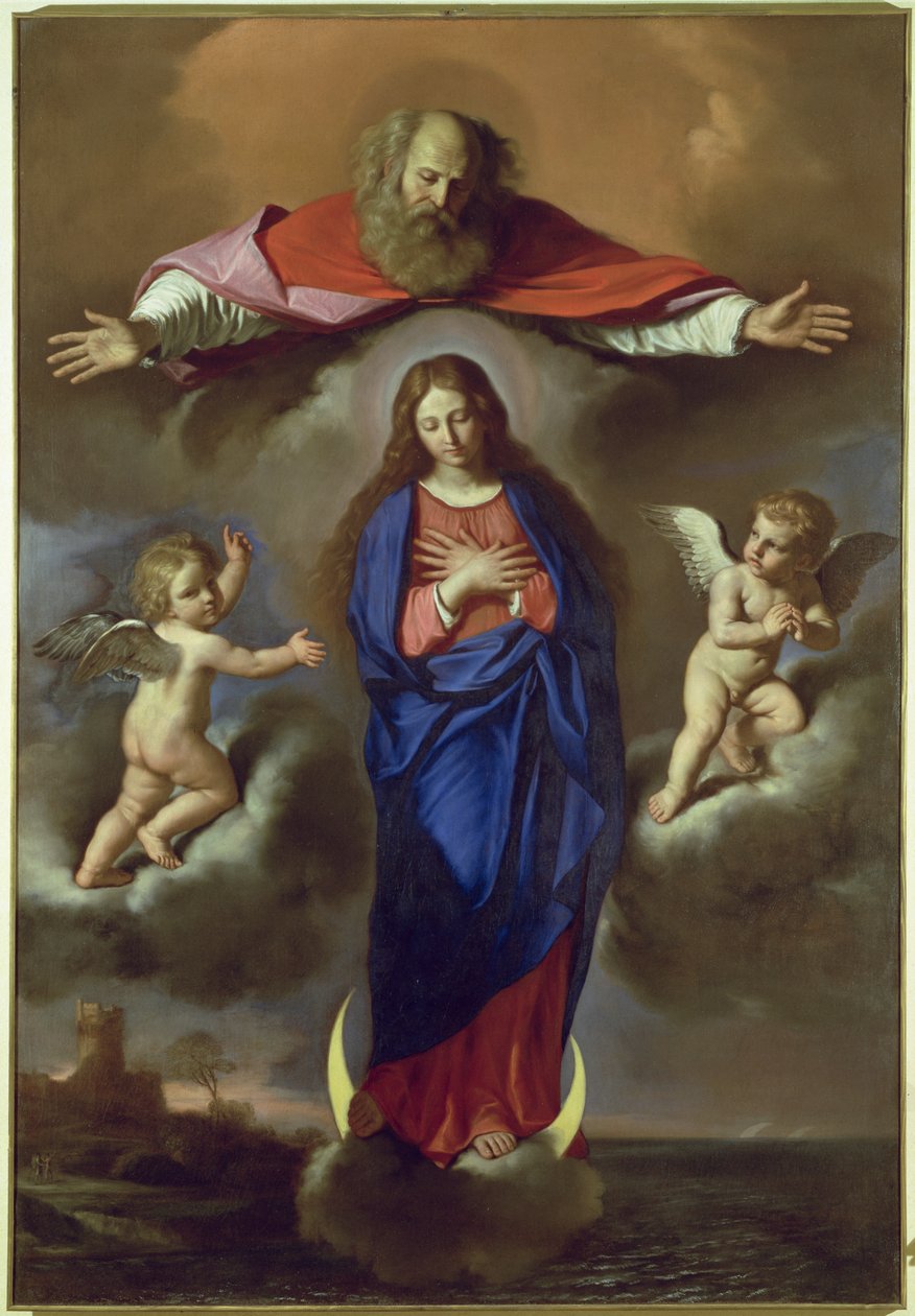 Die Unbefleckte Empfängnis von Giovanni Francesco Barbieri