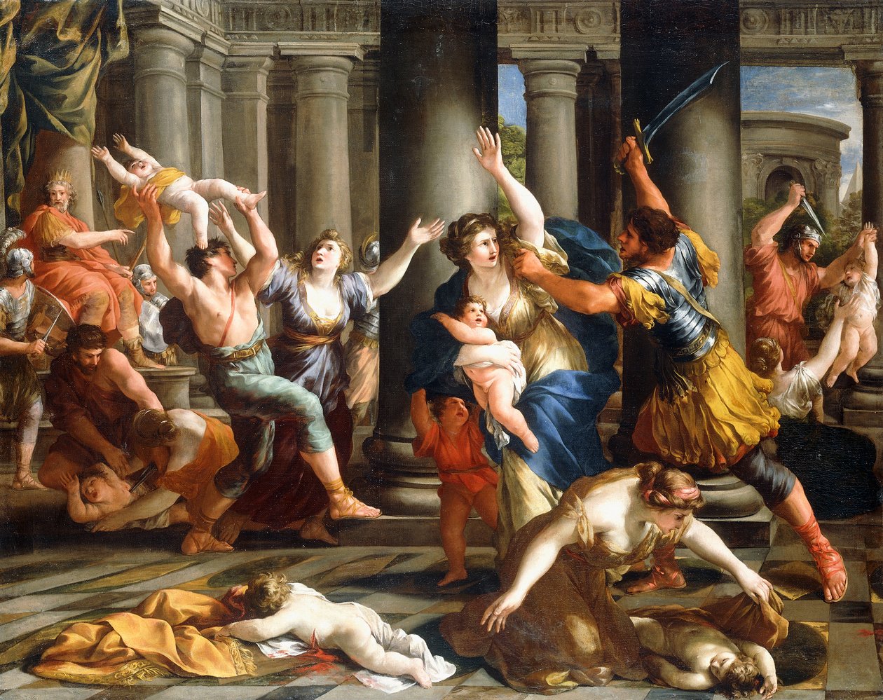 Das Massaker der Unschuldigen, ca. 1631 von Giovanni Francesco Romanelli