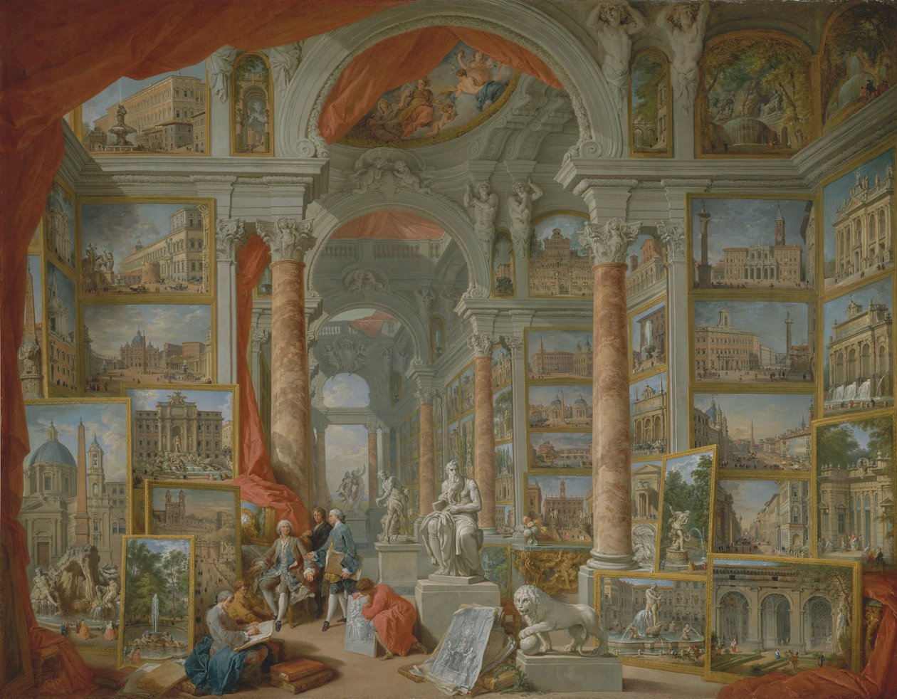 Modernes Rom von Giovanni Paolo Panini