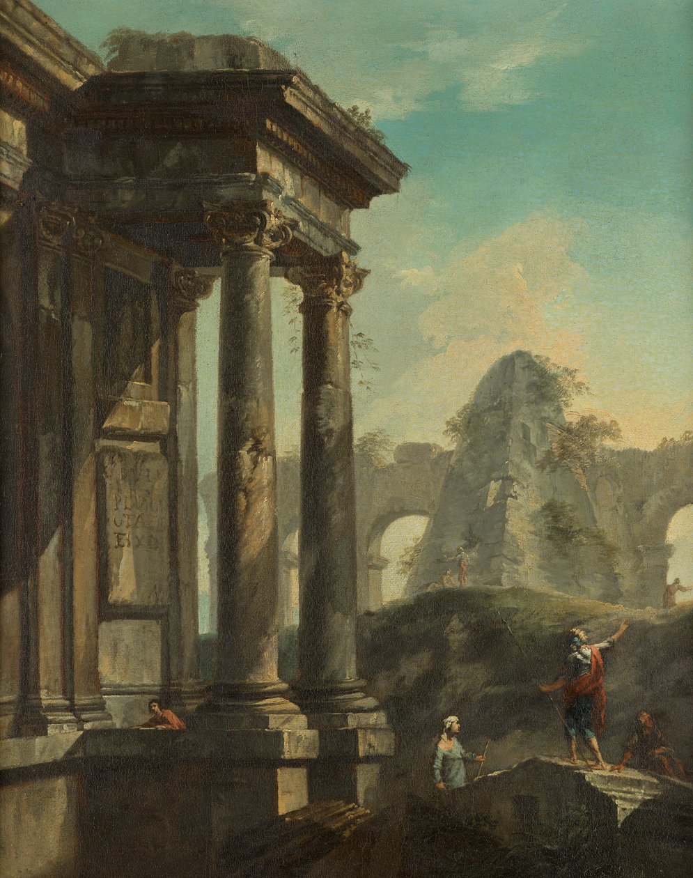 Römische Ruinenlandschaft von Giovanni Paolo Pannini