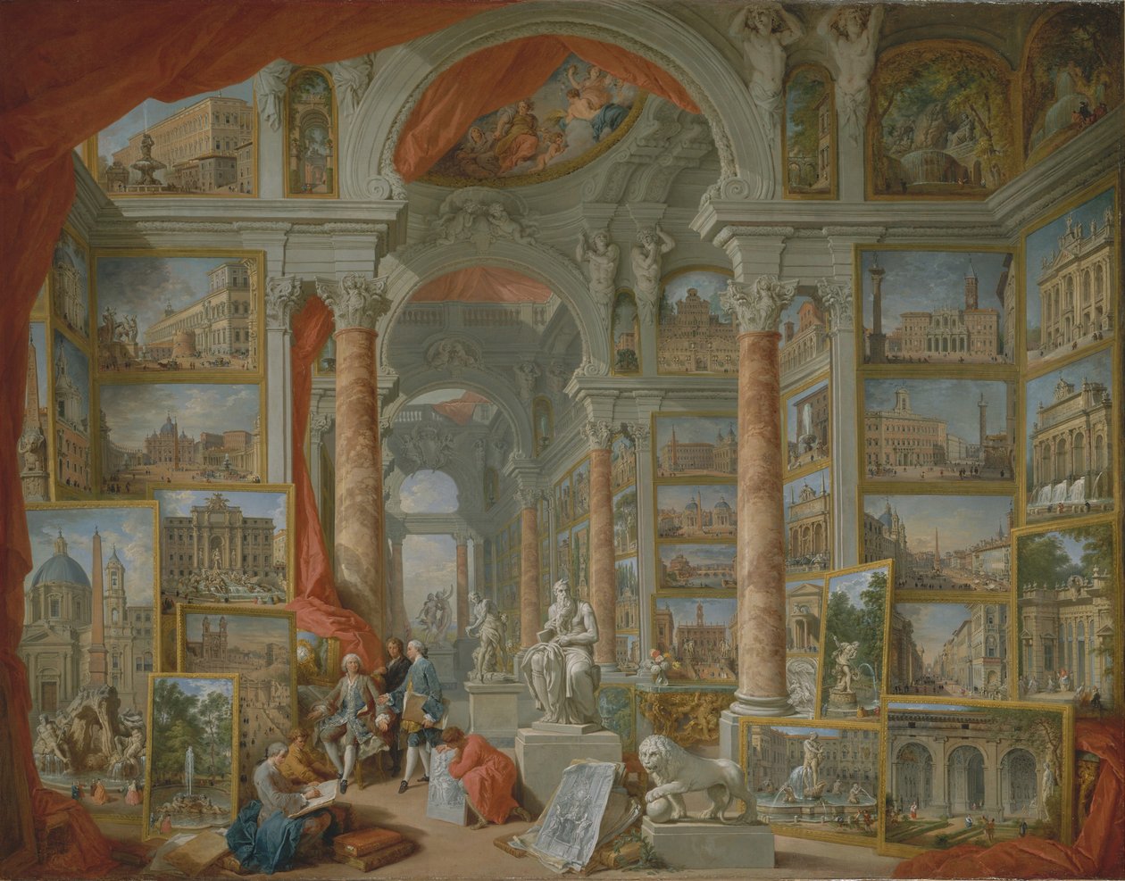 Modernes Rom von Giovanni Paolo Pannini