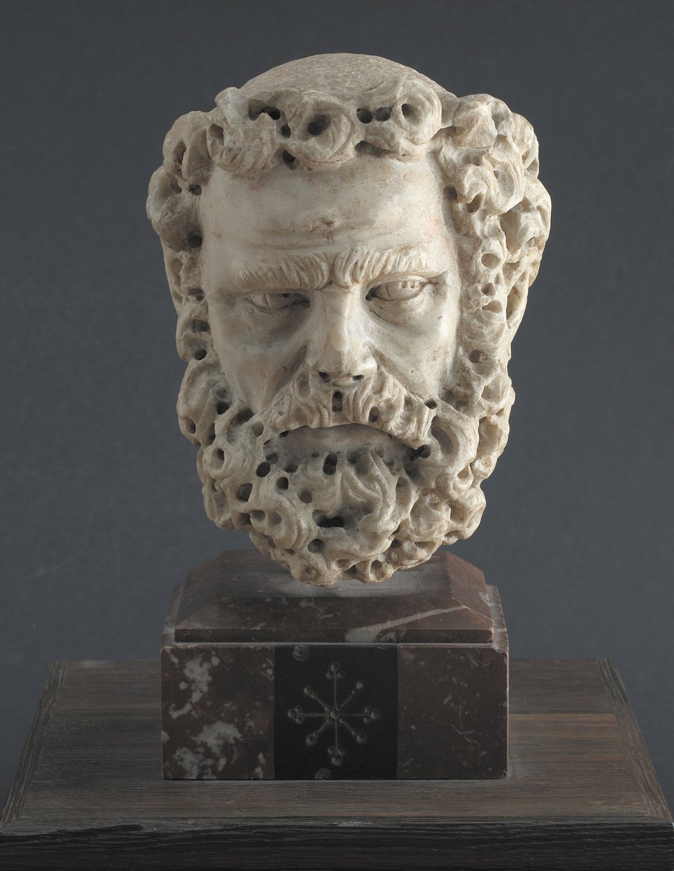 Kopf eines bärtigen Mannes, 1312-1314 von Giovanni Pisano