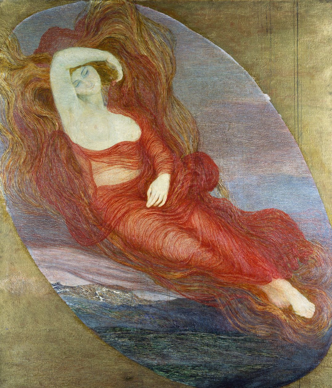 Göttin der Liebe von Giovanni Segantini