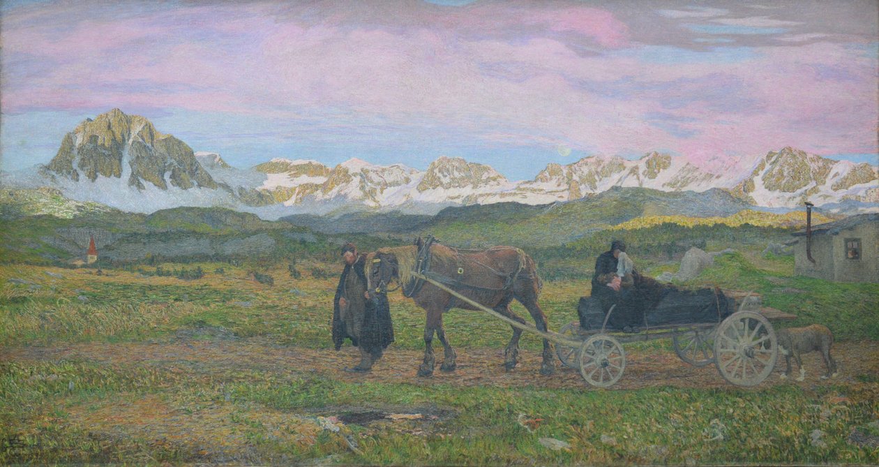 Rückkehr zur Heimat von Giovanni Segantini