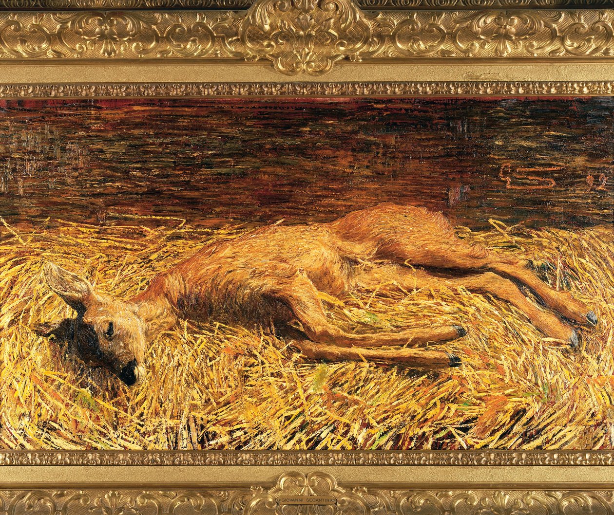 Totes Reh von Giovanni Segantini