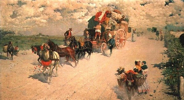 Der Zigeunerwagen von Giovanni Signorini