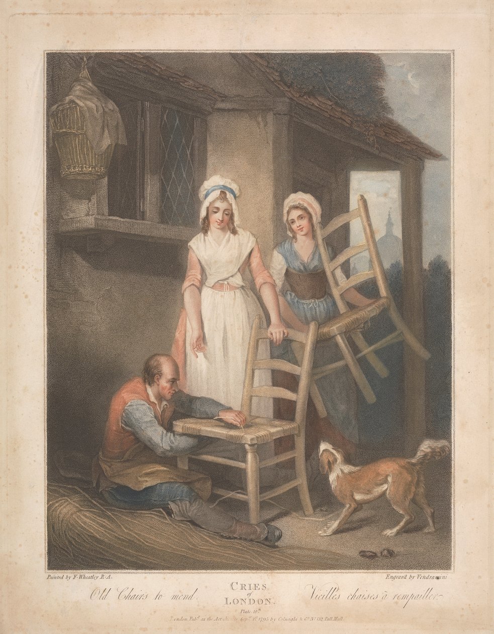 Alte Stühle zu reparieren von Giovanni Vendramini