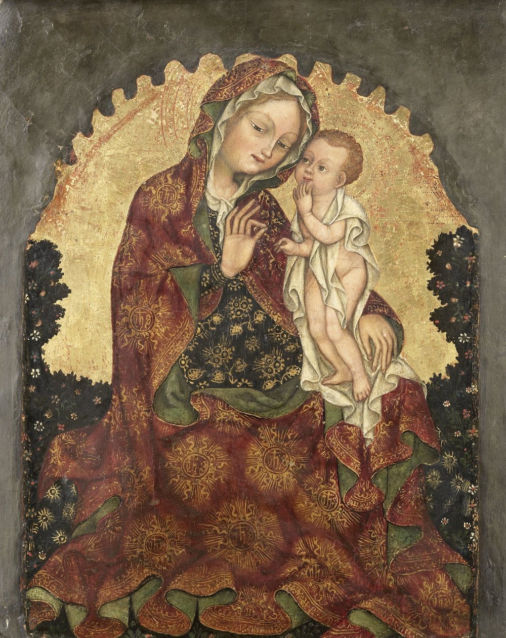 Madonna der Demut von Giovanni da Francia (attributed to)