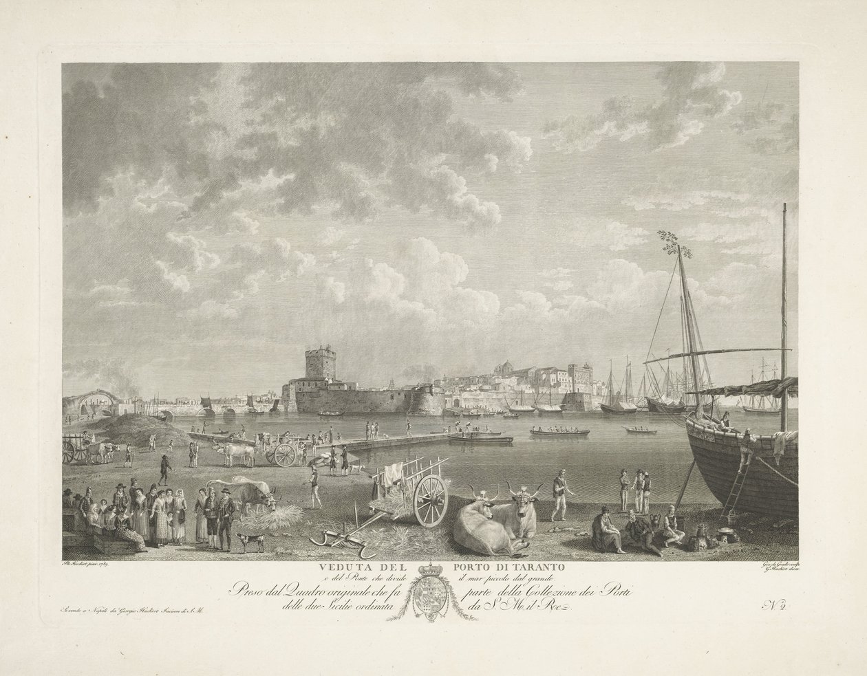 Hafen von Tarent von Giovanni de Grado