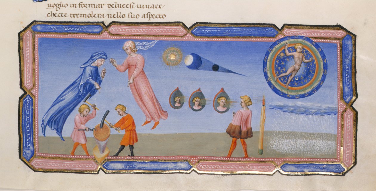 Der Himmel des Mondes von Giovanni di Paolo