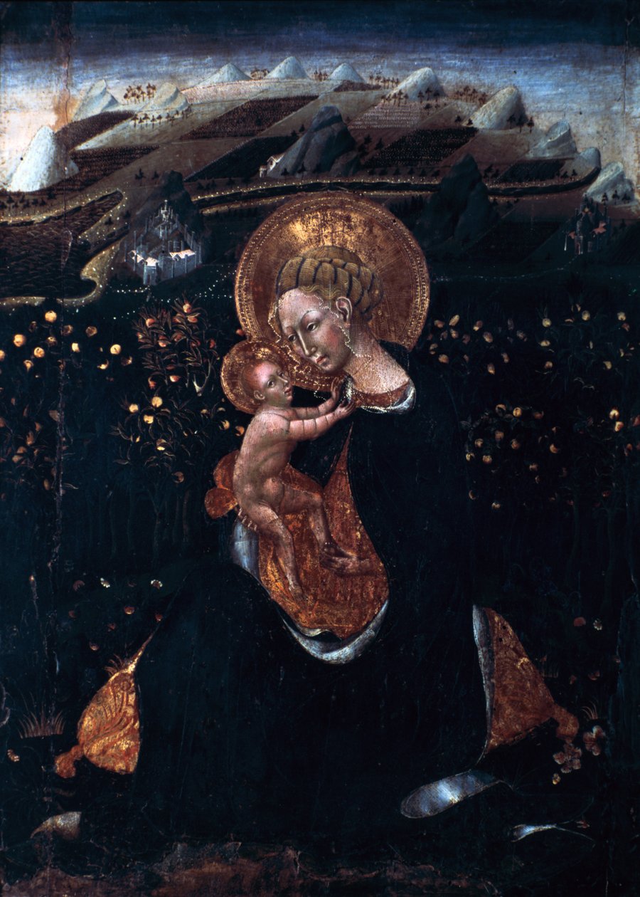 Jungfrau der Demut, 15. Jahrhundert von Giovanni di Paolo
