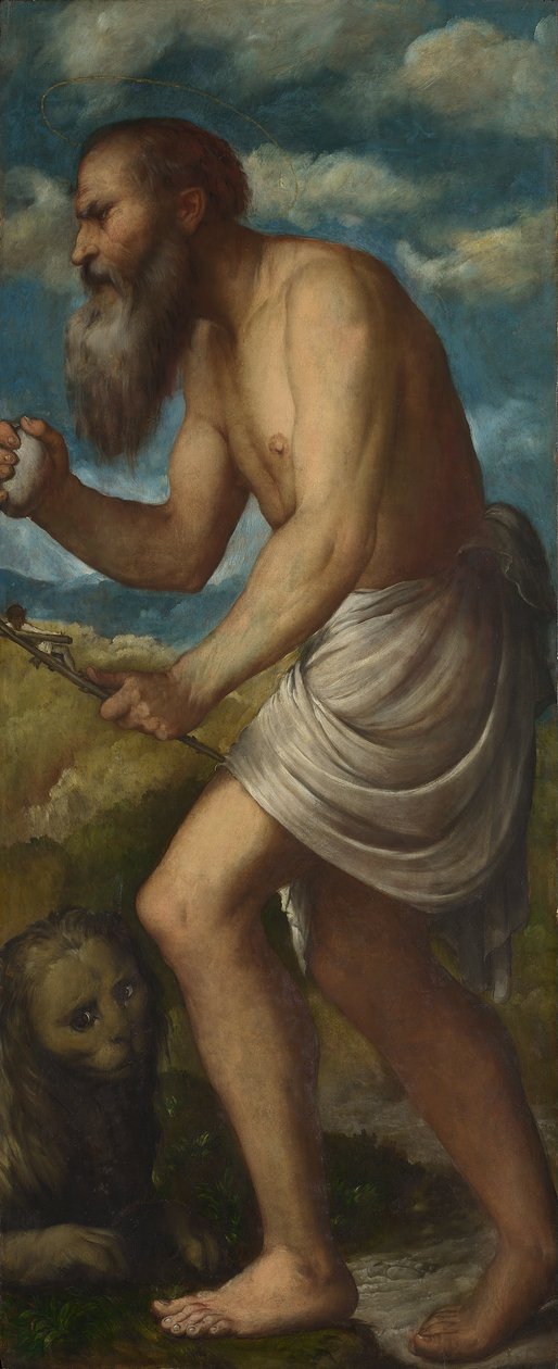 Heiliger Hieronymus von Girolamo Romanino