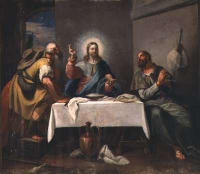 Das Abendmahl in Emmaus von Girolamo Brusaferro