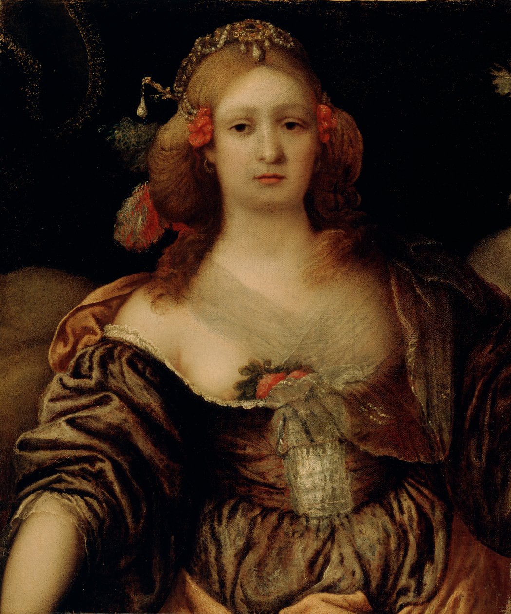 Porträt einer jungen Frau von Girolamo Forabosco