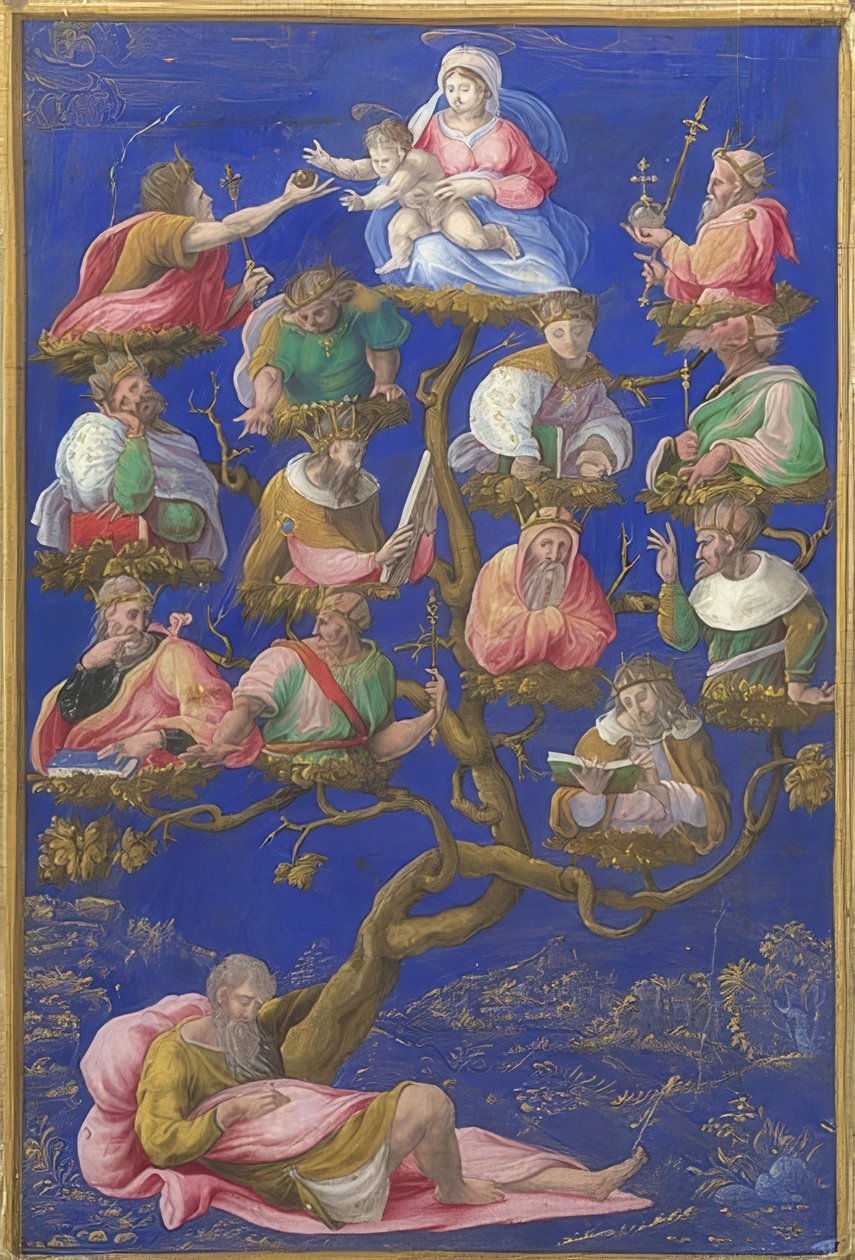 Der Baum Jesse. Um 1535 von Girolamo Genga