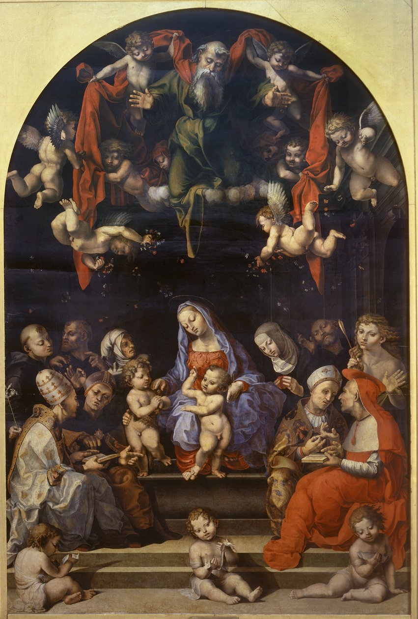 Disputation über die unbefleckte Empfängnis von Girolamo Genga