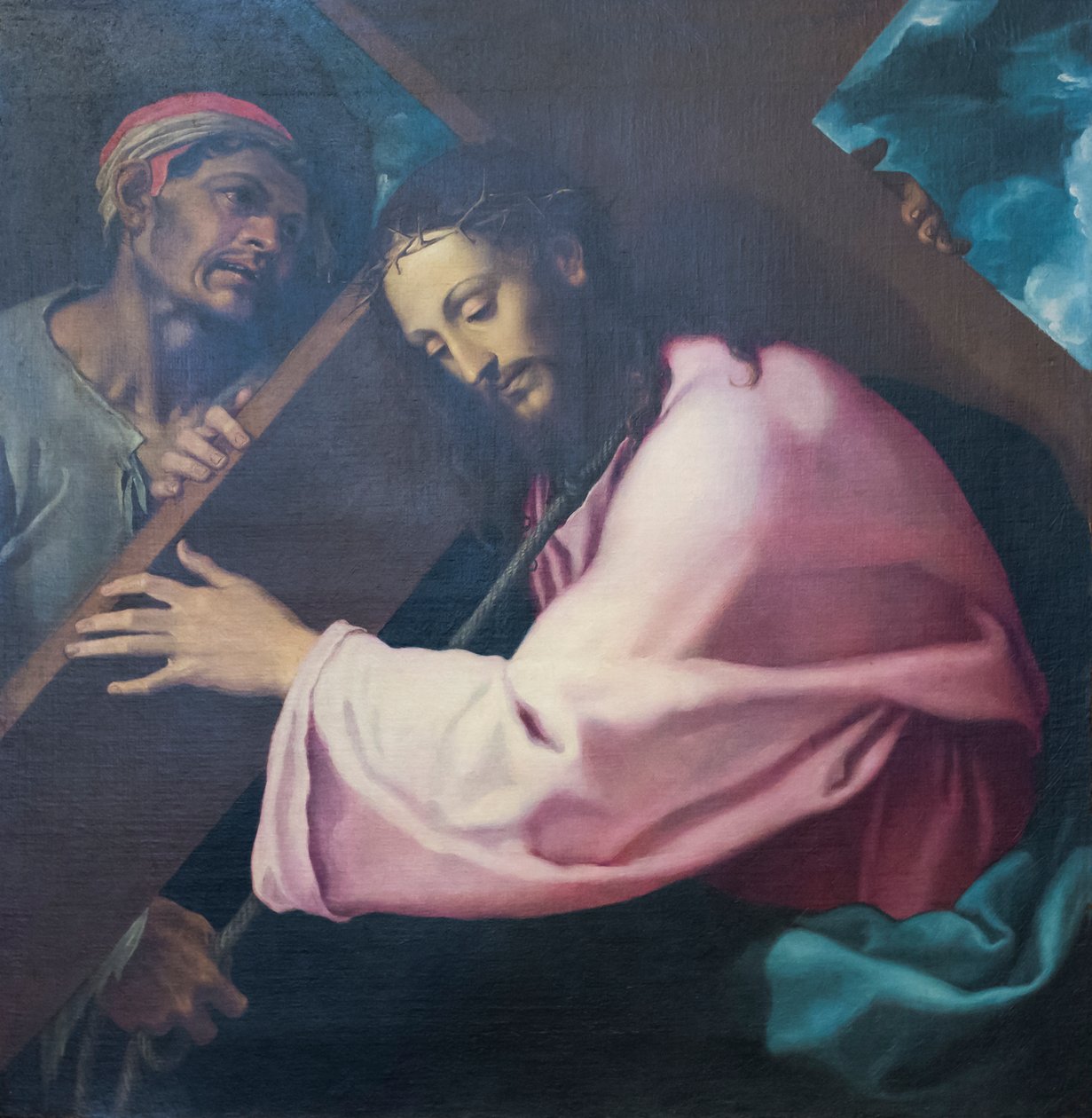 Christus trägt das Kreuz von Girolamo Muziano