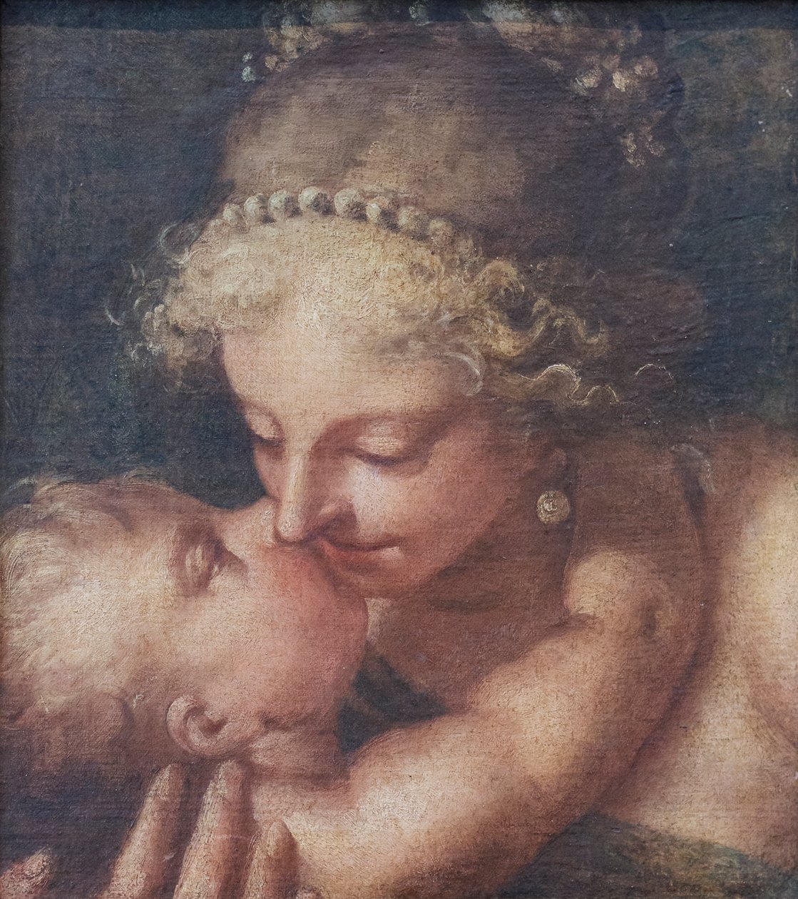Liebe küsst Venus von Girolamo Pellegrini