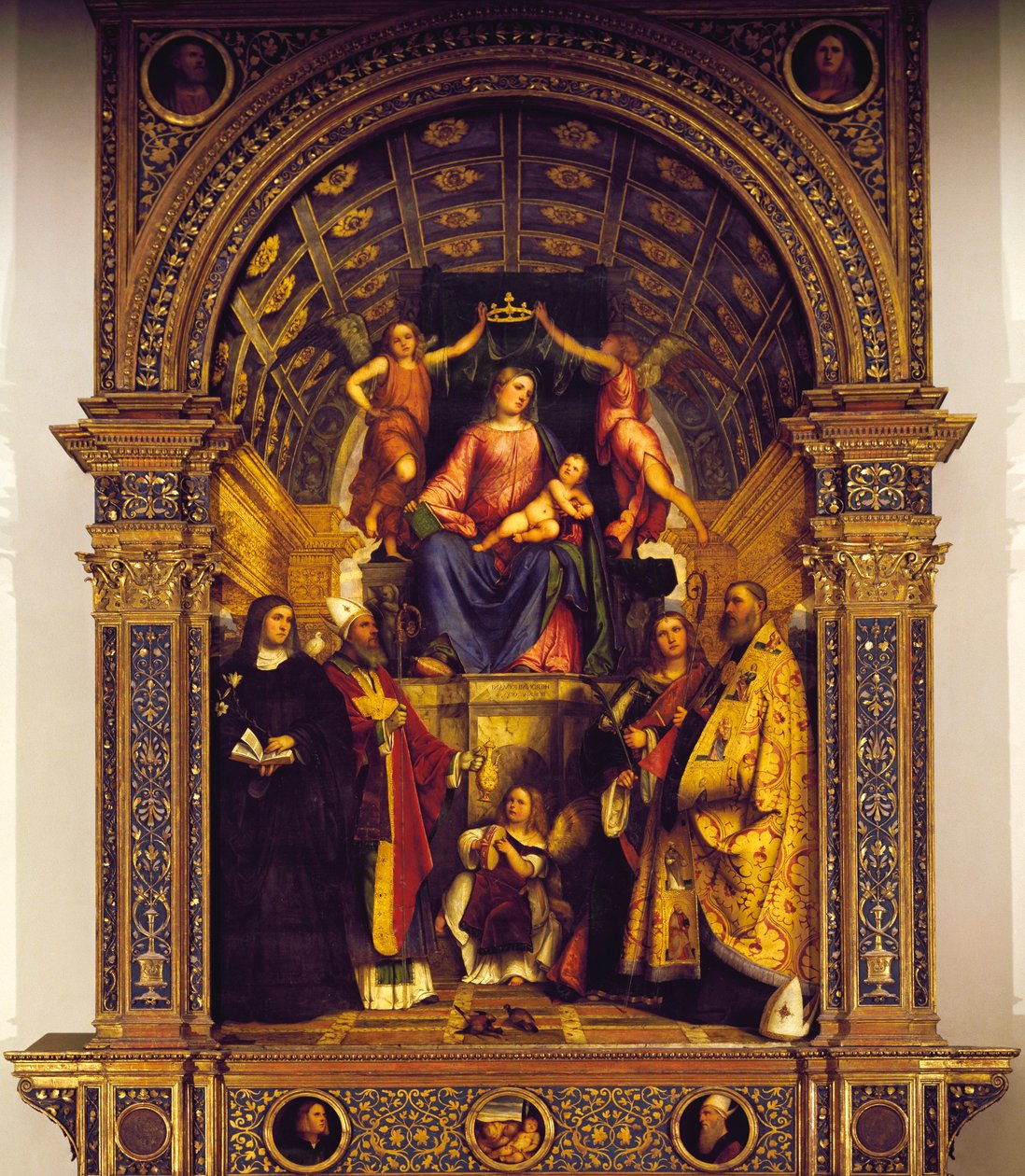 Madonna und Heilige von Girolamo Romanino