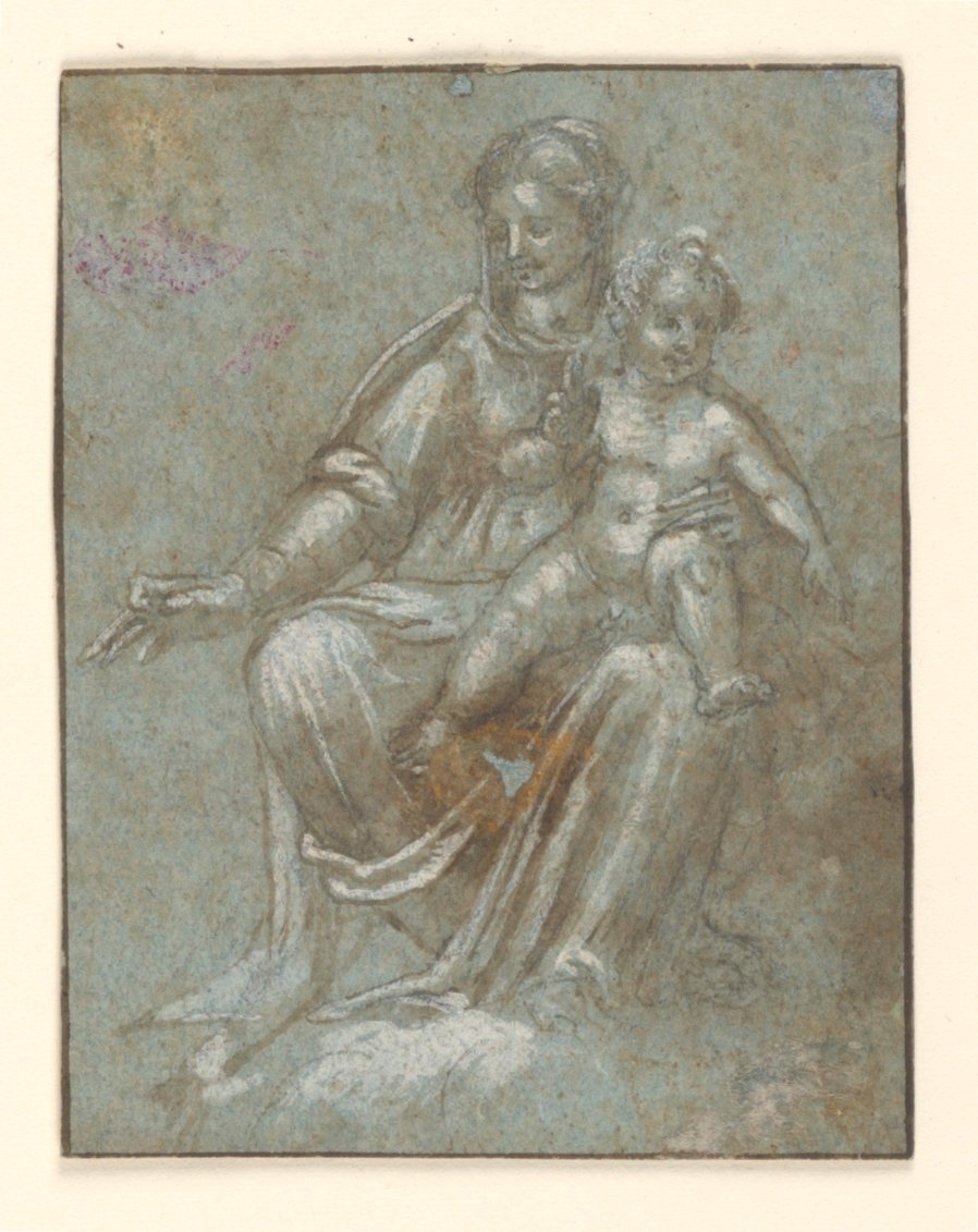 Jungfrau und Kind von Girolamo Siciolante