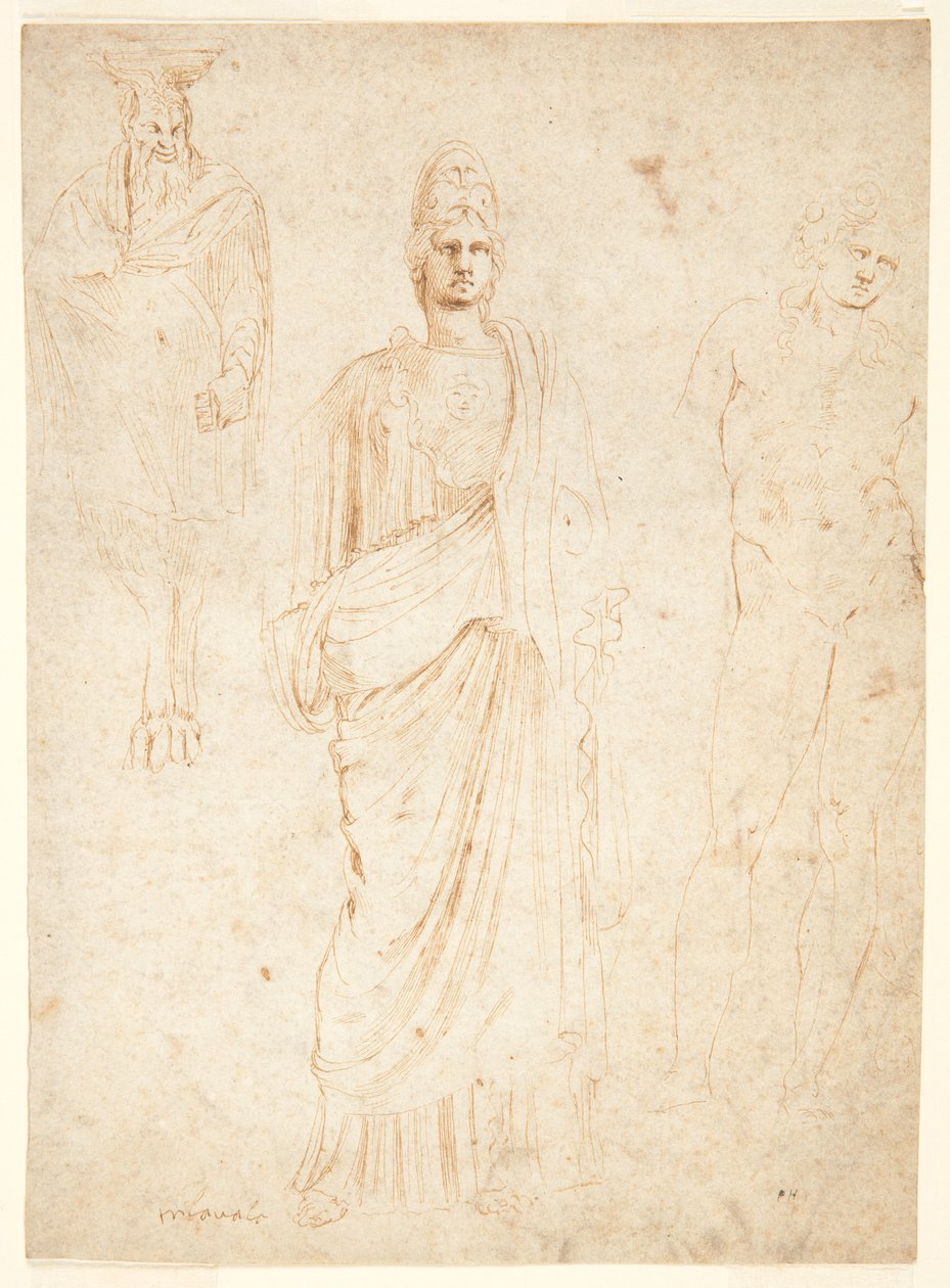 Klassische Figuren von Girolamo da Carpi