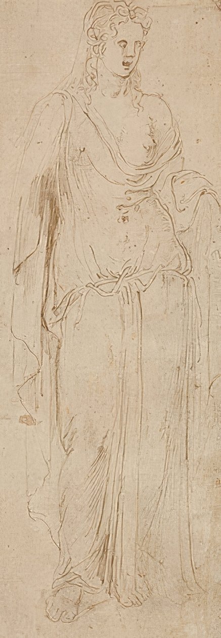 Stehende Figur von Girolamo da Carpi