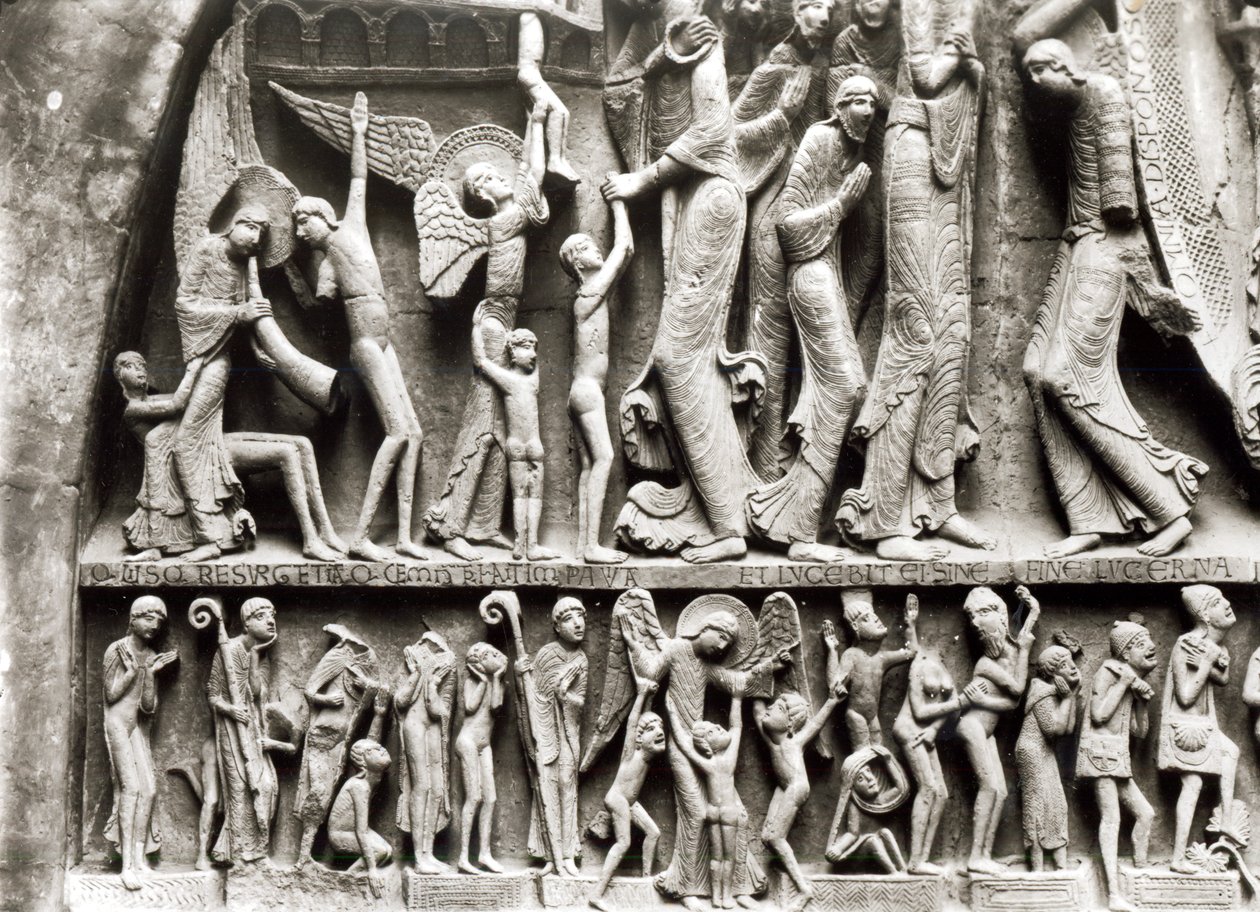 Die Auserwählten (Detail) von Gislebertus