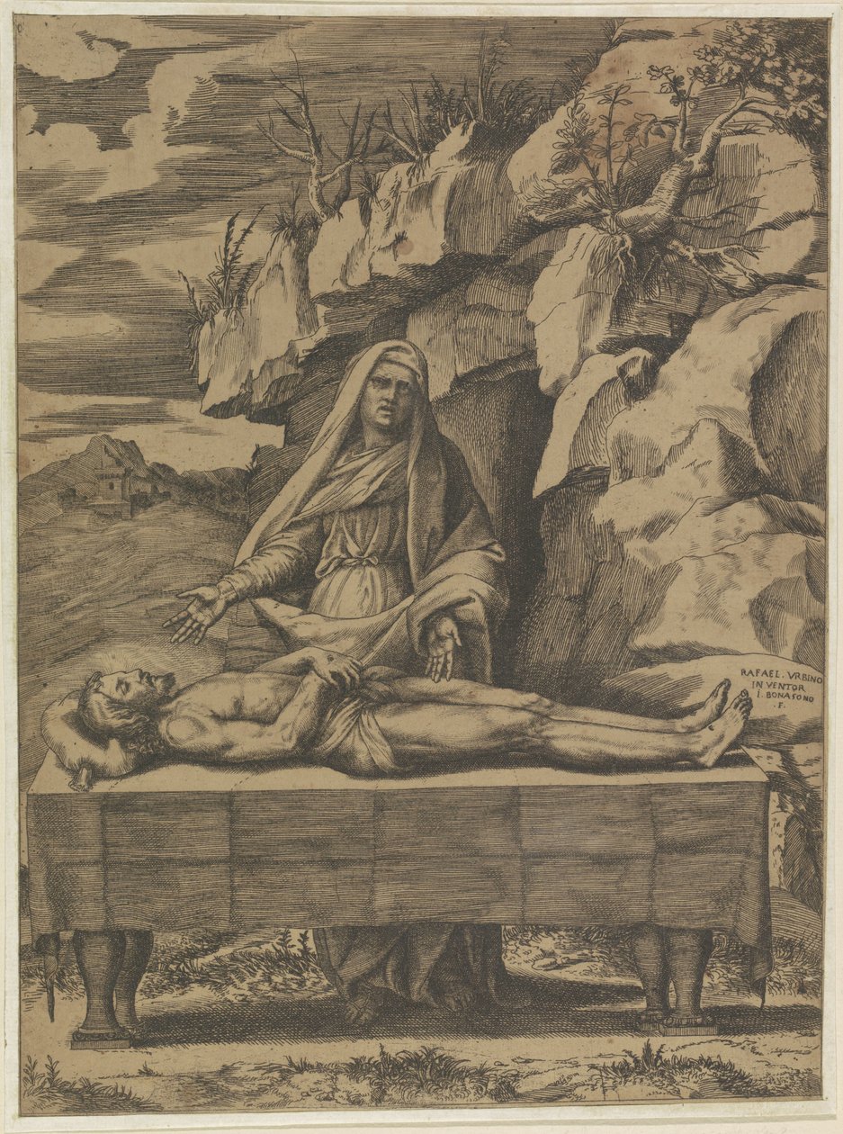 Beweinung von Giulio Bonasone