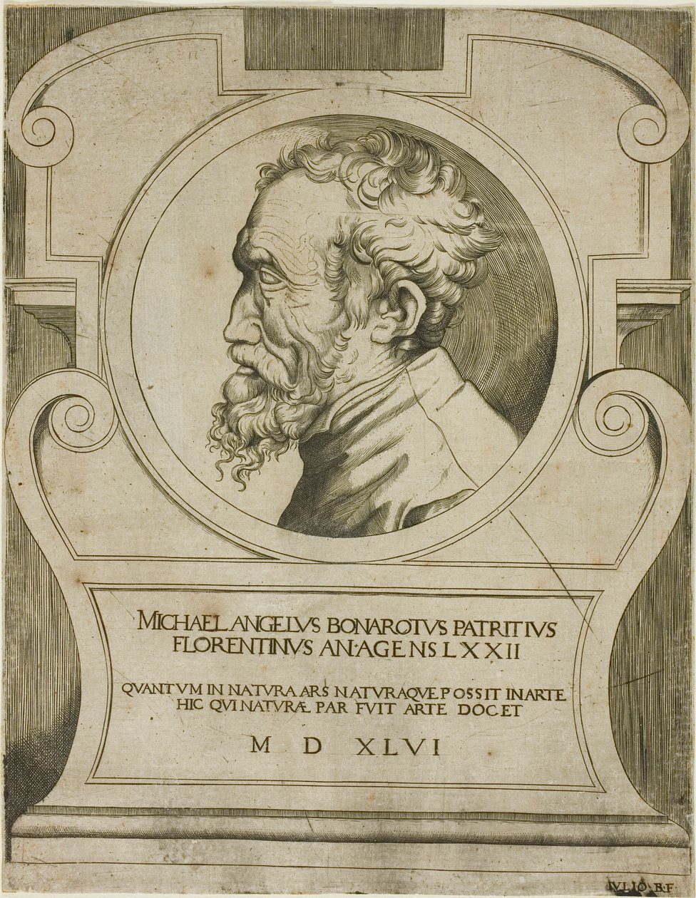 Michelangelo von Giulio Bonasone