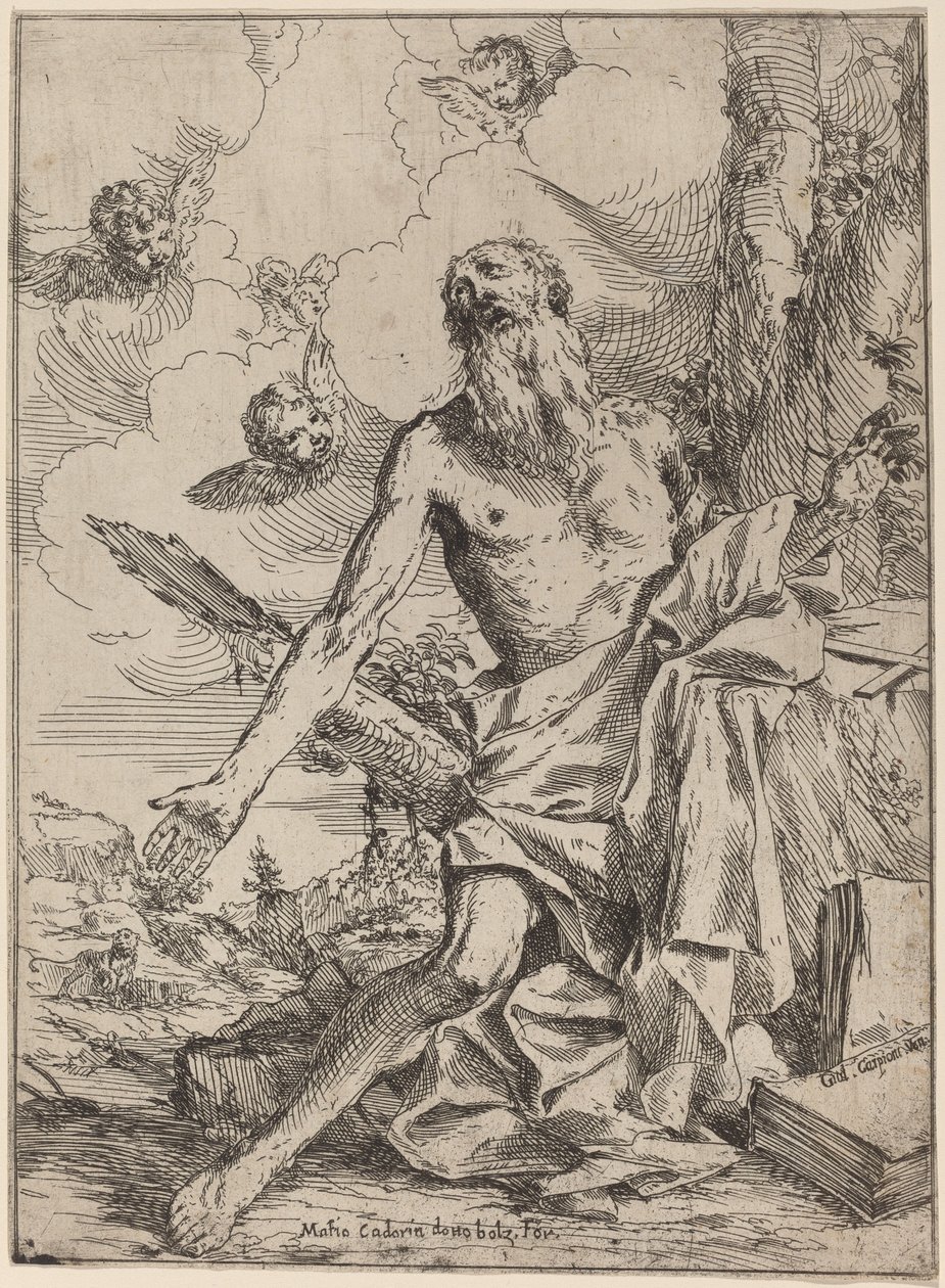 Heiliger Hieronymus von Giulio Carpioni
