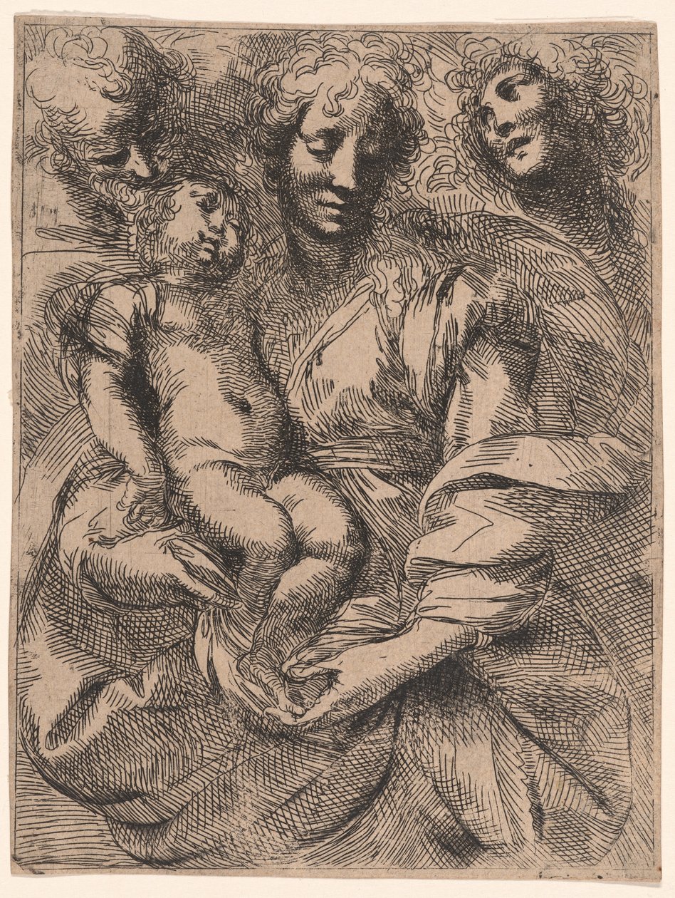 Die Heilige Familie von Giulio Cesare Procaccini