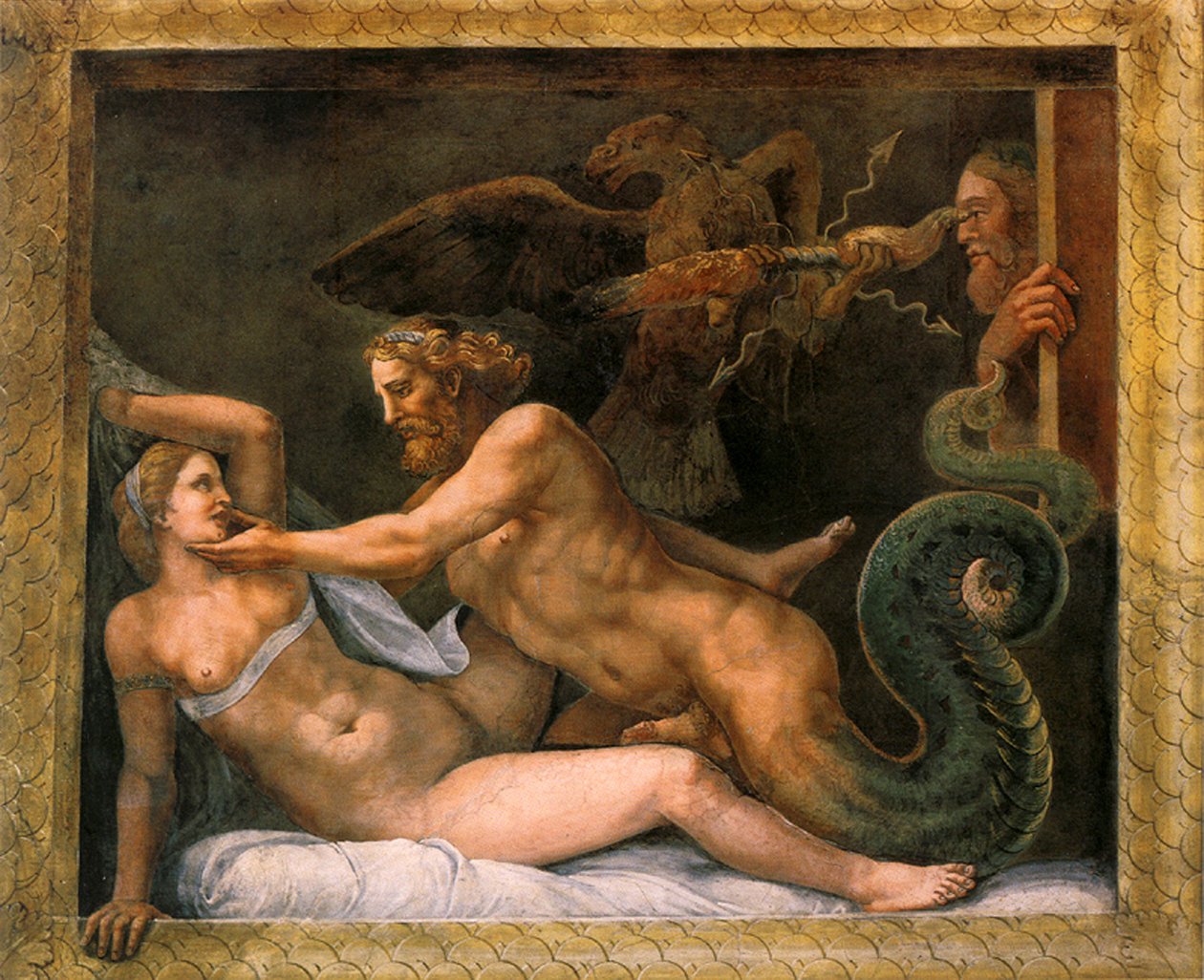 Jupiter und Olympia, 1526-1534 von Giulio Romano